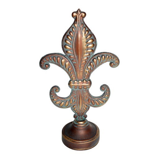 DSTD GOLD MTL FLEUR DE LIS 