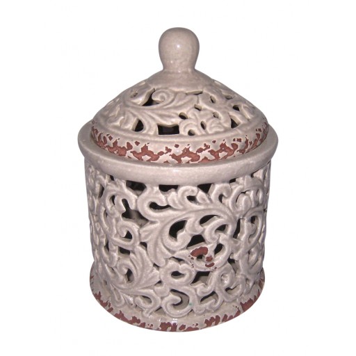 Classic Ivory Jar-S