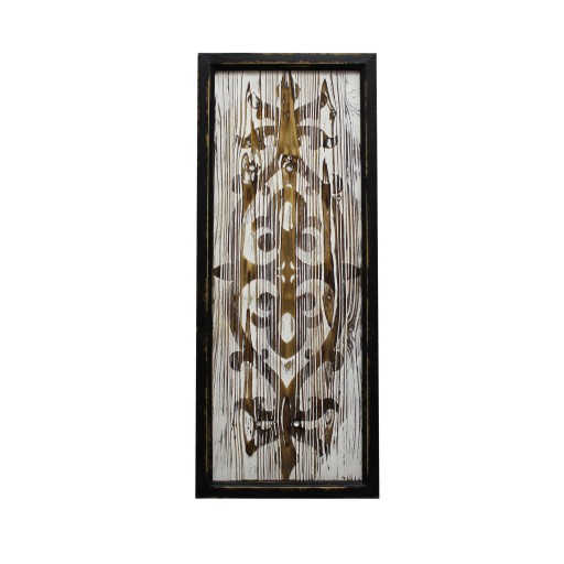 30 Inch Wood Deco- White