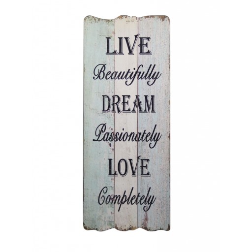 Live Dream Love Plaque