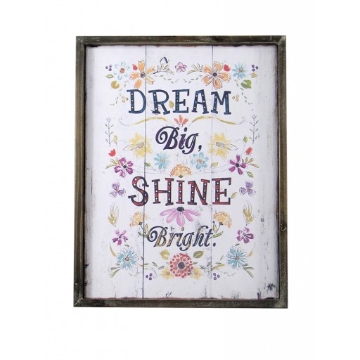 Dream Big Shine Bright Plaque