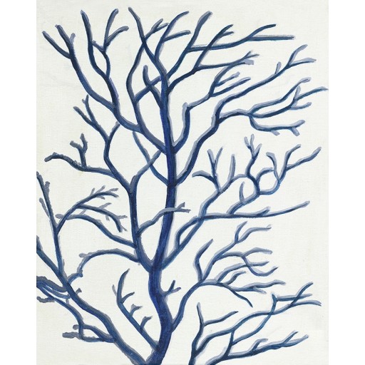 16 X 20 Blue Dried Tree Oil Paint Wall Decor