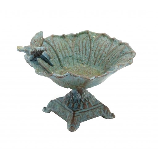 7 Inch Decoractive Bird Feeder Tray-Blue