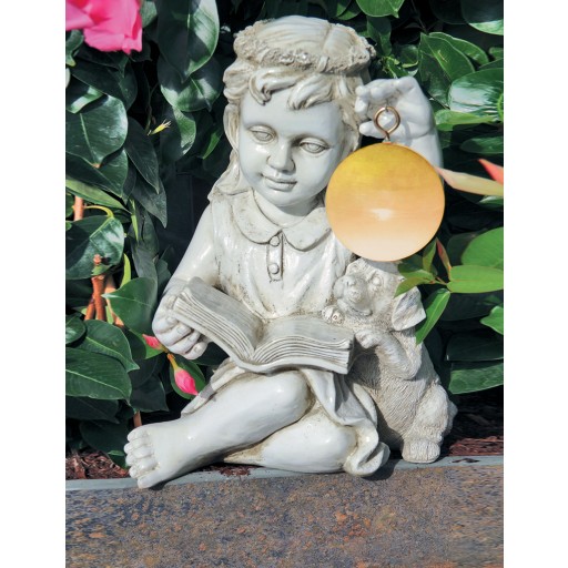 Girl Angel Hangs Solar Led Ball