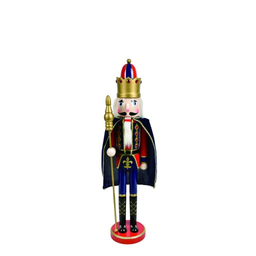 18 Inch  Nutcracker King with Cape