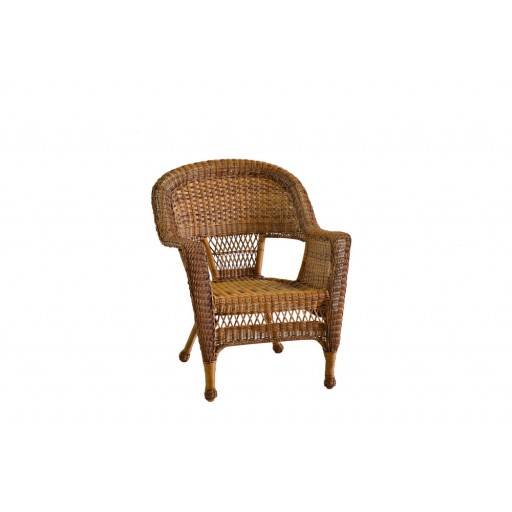 Honey Wicker Chair - Set of 4