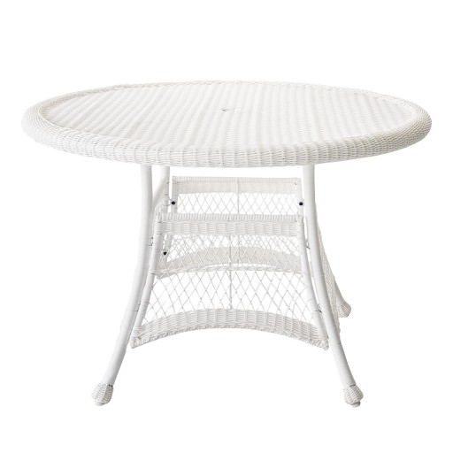Wicker 44 Inch Round Dining Table
