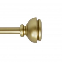Lily Adjustable Single Curtain Rod 84 Inch to 120 Inch-Copper
