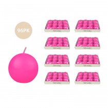 2 Inch Hot Pink Ball Candles (96pcs/Case) Bulk