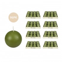 2 Inch Sage Green Ball Candles (96pcs/Case) Bulk