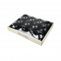 2 Inch Black Ball Candles (12pc/Box)