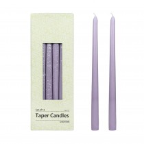 12 Inch Lavender Taper Candles (1 Dozen)
