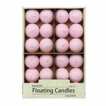 1 3/4 Inch Light Rose Floating Candles (144pcs/Case) Bulk
