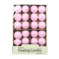 1 3/4 Inch Pink Floating Candles (144pcs/Case) Bulk