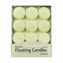 2 1/4 Inch Ivory Floating Candles (288pcs/Case) Bulk