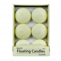3 Inch Ivory Floating Candles (72pc/Cases)