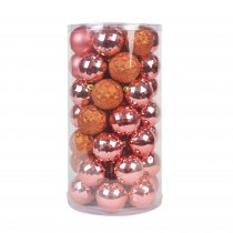 48Pk Christmas Ornament-Brown