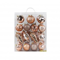 30Pk Christmas Shatterproof Ornaments-Multi