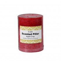 3 x 4 Inch Sld Apple Crisp Scented Pillar Candle