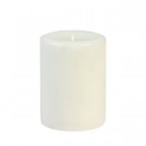 4 x 6  Inch White Pillar Candle