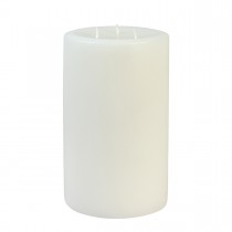 5 x 8 Inch White Pillar Candle