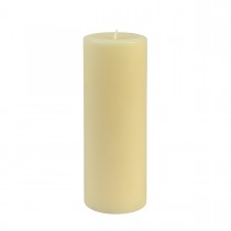 3 x 8 Inch Ivory Pillar Candle