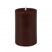 2 x 3 Inch Brown Pillar Candle