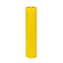 2 x 9 Inch Yellow Pillar Candle