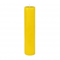 2 x 9 Inch Yellow Pillar Candle