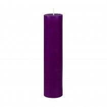2 x 9 Inch Purple Pillar Candle