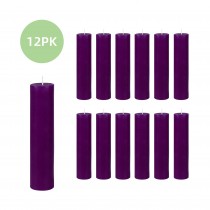 2 x 9 Inch Purple Pillar Candle (12pcs/Case) Bulk