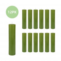 2 x 9 Inch Sage Green Pillar Candle (12pcs/Case) Bulk