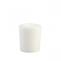 White 15 Hours Votive Candles - Set of 18