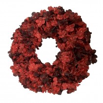 17 Inch  Hydrangea Wreath