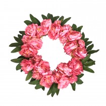 16 Inch Peony Wreath