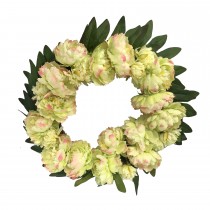 16 Inch Peony Wreath