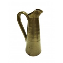 CERAMIC PITCHER GOLD COLOR