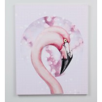 16.53 Inch H pink 3D canvas wall art