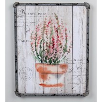 19.7 Inch H green/brown canvas wall art