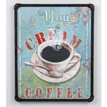 19.7 Inch H white/black canvas wall art