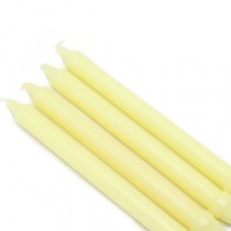 10 Inch Ivory Formal Dinner Taper Candles