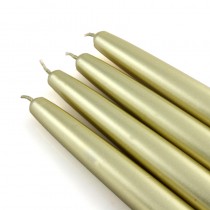 6 Inch Metallic Taper Candles (144pcs/Case) Bulk