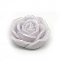 3 Inch Purple Rose Floating Candles (144pcs/Case) Bulk