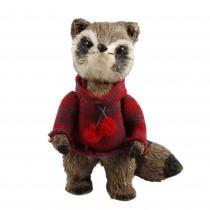 11.5 Inch H Christmas Decorative Raccoon