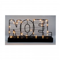 'Noel' Sign With LED Lights