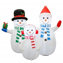 7FT Snowman Family Inflatable