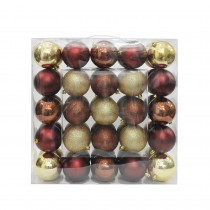 Combo 50Pk 3 Inch Shiny Glitter Square-Mix color Christmas Ornament