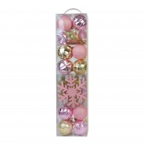 Rustic 40Pk Asst Styles-pink/gold