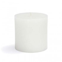 3 x 3 Inch White Citronella Pillar Candle (12pcs/Case) Bulk