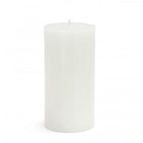 3 x 6 Inch White Citronella Pillar Candle (12pcs/Case) Bulk